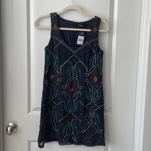 Nanette Lepore Dreamcatcher Dress Beaded Sz 2
